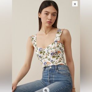 Santana Top Calico (size 4) (reformation)